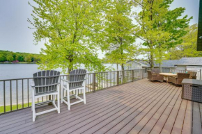 Family Home on Crystal Lake with Private Beach!